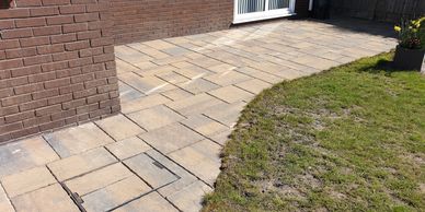 Patio cleaning Heswall, Wirral