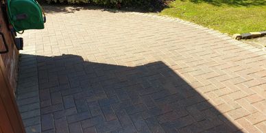 Driveway cleaned in Heswall, Wirral