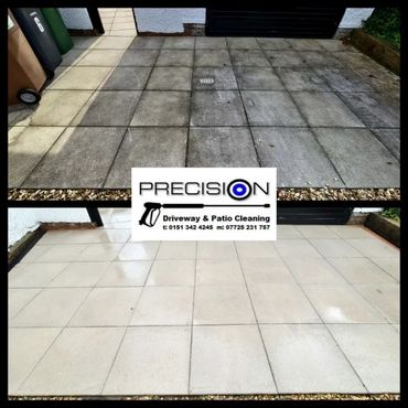 Driveway cleaned in Upton, Wirral
