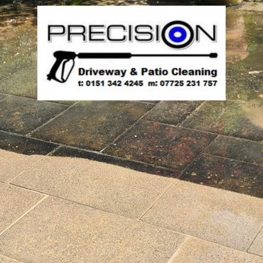 Patio cleaned in Heswall, Wirral