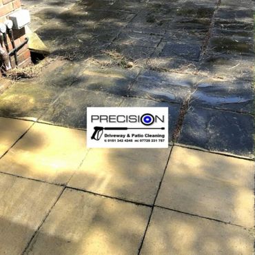 Patio cleaned in West Kirby, Wirral