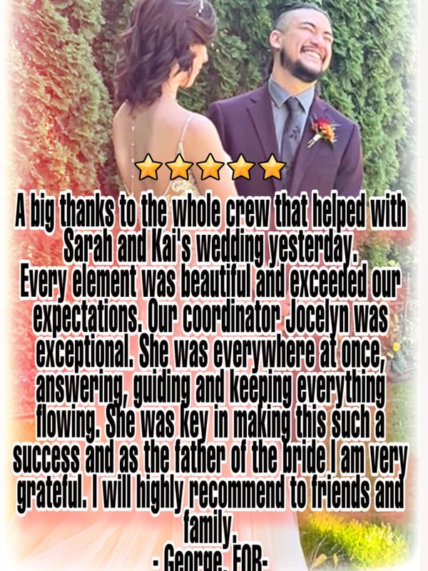 Very happy father of the groom