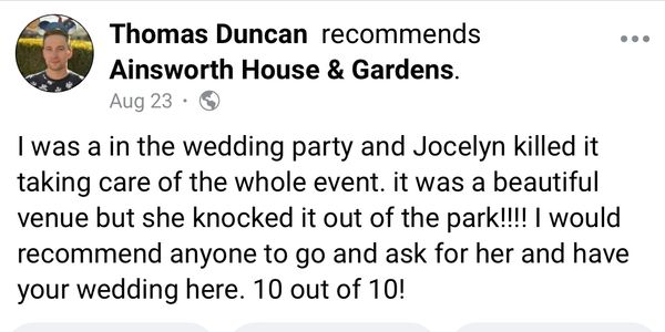 10 out of 10 recommendation