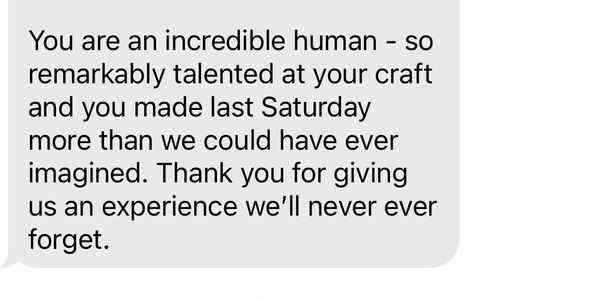 So remarkably talented at your craft