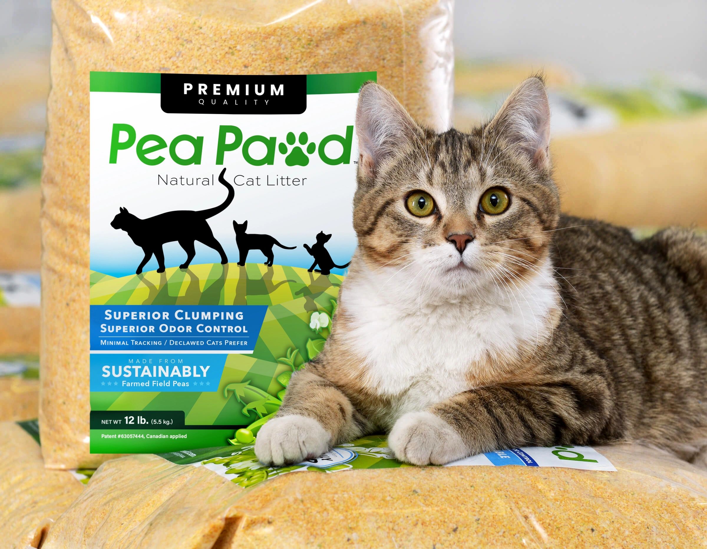 Pea Pawd Natural Cat Litter