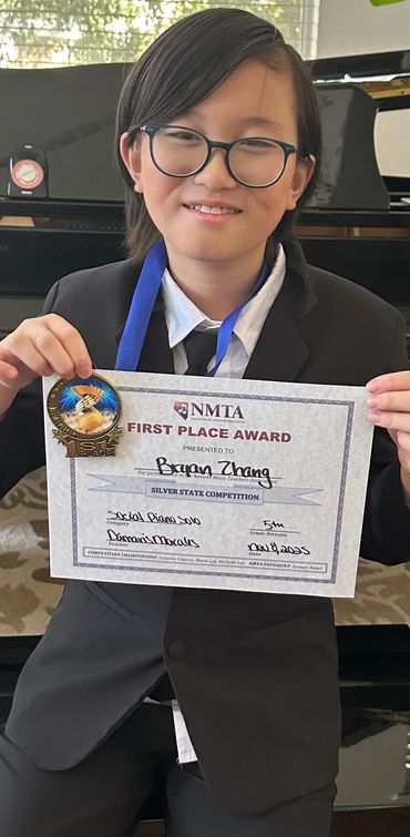 Bryan Zhang 1st place winner Silver State Competition 2025