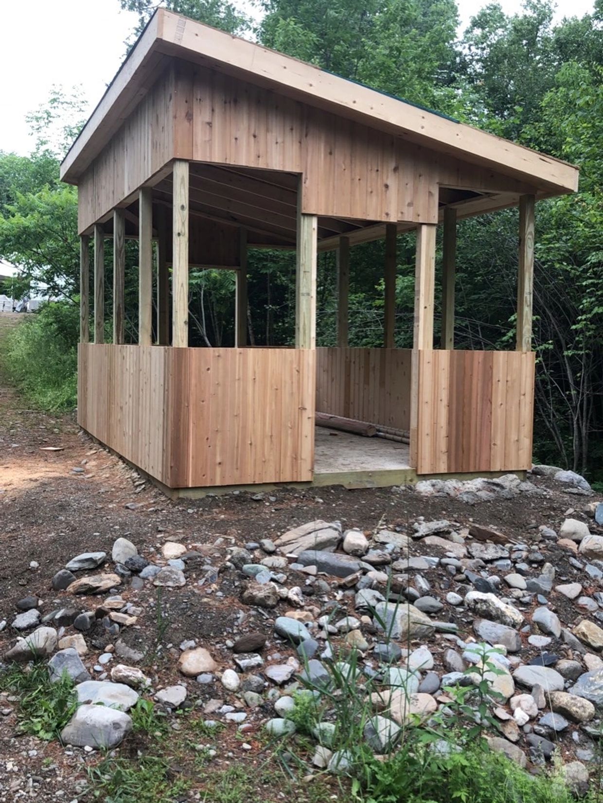 Shelter built for a customer.