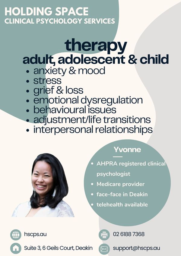 Clinical Psychologist Yee Fong Yvonne Lee