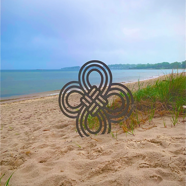 Logo in the sand
