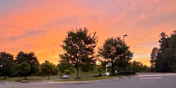 Orange and purple sunset