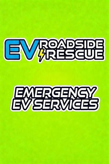 Logo for EV Roadside Rescue, emergency services for electric vehicles.