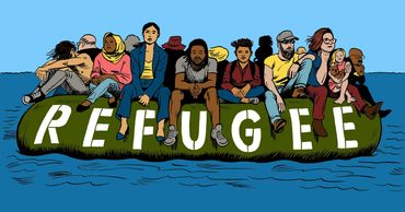 Refugee play RD Rhobajt Dean Olivet MN Fringe diversity raft climate ocean