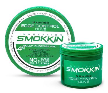 Smokkin Olive Oil 4-in-1 Hair Wax for Edges,Braids,Twists,Locs,Cornrows