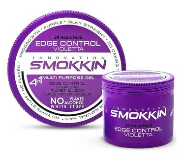 Smokkin Violetta Purple 4-in-1 Hair Wax for Edges,Braids,Twists,Locs,Cornrows
