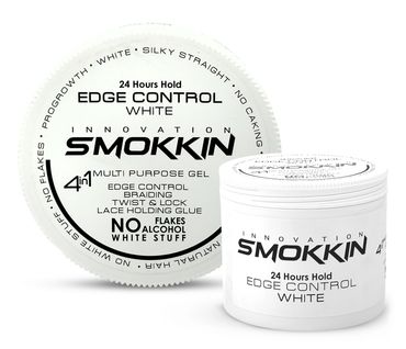 Smokkin 4-in-1 White Hair Wax for Edges,Braids,Twists,Locs,Cornrows