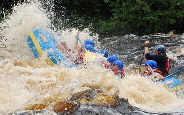 Kosir's Rafting. Peshtigo River Rafting. Rafting in Wisconsin. Spring water rafting in Wisconsin.