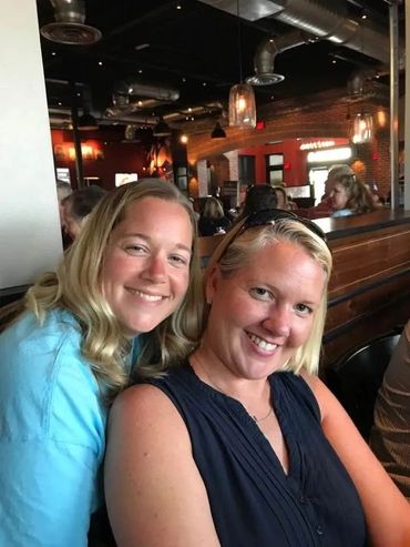 Our girls, Julie and Jamie