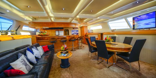 ultimate lady saloon, ultimate charter boat luxury 