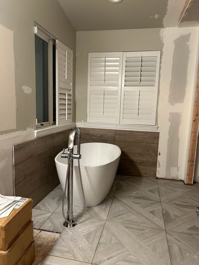 Free Standing Tub, Master Bathroom Remodel by Quality Service Plumbing