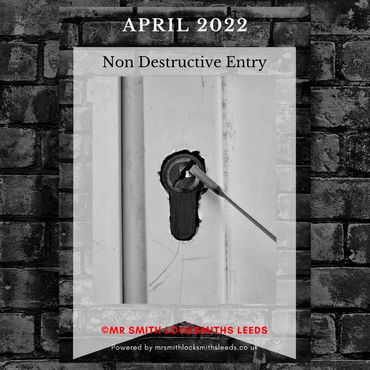 Non destructive entry, lock picked