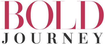 Logo with the words 'BOLD JOURNEY' in bold, elegant font.
