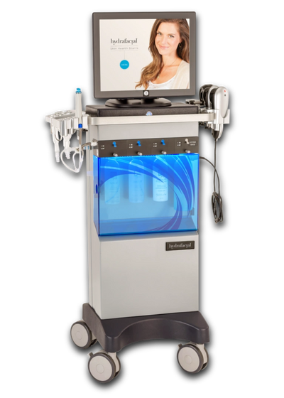 HydraFacial uses patented technology to cleanse, extract, and hydrate. 