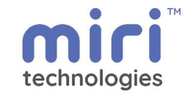 Logo of Miri Technologies in blue and gray text.