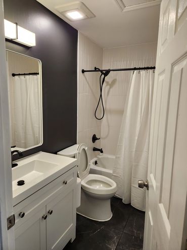 Bathroom remodel - Vanity, Toilet and Bath Tub