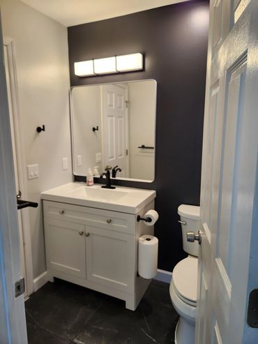 Bathroom Remodel - Vanity, Mirror and Light
