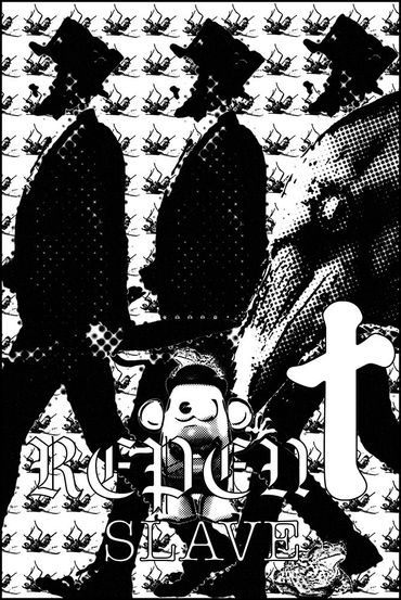 "REPENT, Slave!", 2025
©Artist Robert Perez™