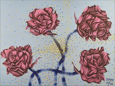 Split Pop 17 - Ralph Lauren Edition (SP17-RLE), 2020
Mixed-Media on Canvas
48 x 36 in