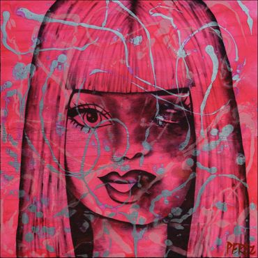 Barbie (Pretty Woman #metoo Edition), 2022
Mixed-Media on Wood
24 x 24 inches
©Artist Robert Perez