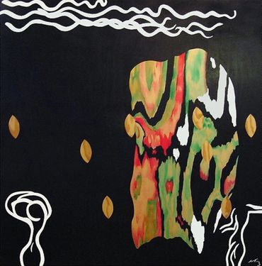 Eve, 2000
Mixed-Media
48 x 48"
©Artist Robert Perez