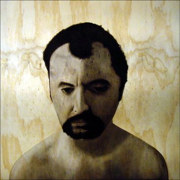 Jesus, 2001
Charcoal on Wood
48 x 48"
©Artist Robert Perez