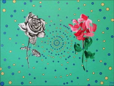 Split Pop 4, 2014
Mixed-Media on Canvas
48 x 36 inches
©Artist Robert Perez