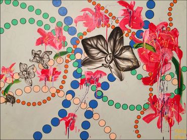 Split Pop 6, 2014
Mixed-Media on Canvas
48 x 36 inches
©Artist Robert Perez