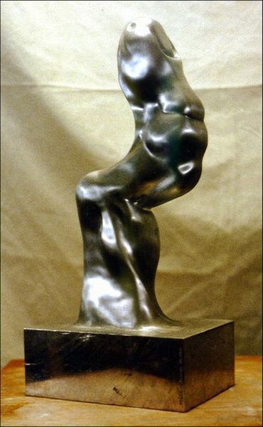 Time's Assiduous Decree, 1993
Carved Aluminum
14.5 x 6 x 3 inches
©Artist Robert Perez