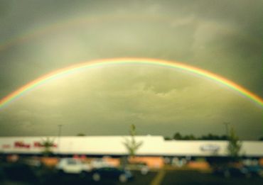 "Untitled (or '70s Kitsch double rainbow over King Kullen)", 2020
Copyright © 2020 Artist Robert Per