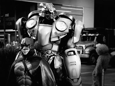 "Untitled (or Batman, Bumble Bee and Elmo spending their downtime)" 2020
© 2020 Artist Robert Perez™