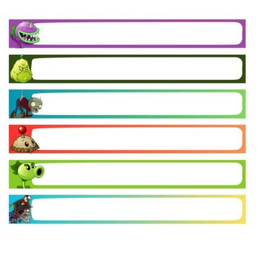 Realizamos etiquetas personalizadas escolares y para eventso.