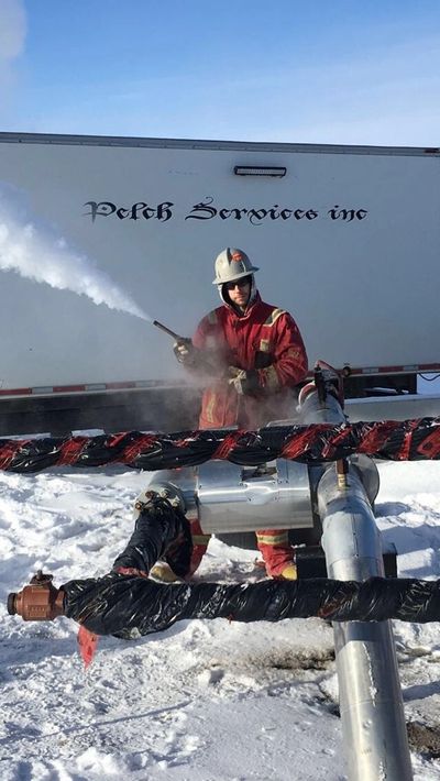 Dry Steaming - Steam Truck Services - Pelch Services - servicing Rosetown, Kindersley and area