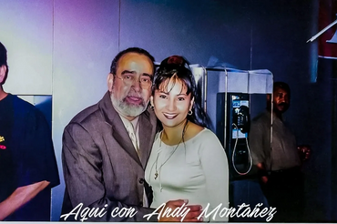 Elisabeth with Andy Montañez