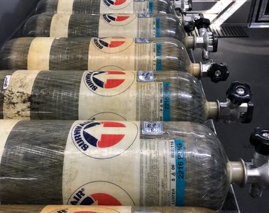 Cylinders are then marked by stamping or a sticker with epoxy to provide poof that they passed.