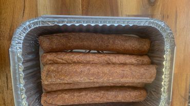 Delicious frikandellen.