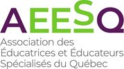 Logo AEESQ : Association des éducatrices et déducateurs spécialisés du Québec.