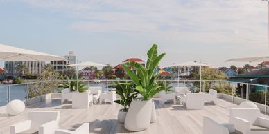 Curacao Waaigat Vacation Apartments Villa Curiel roof top Design Beauty