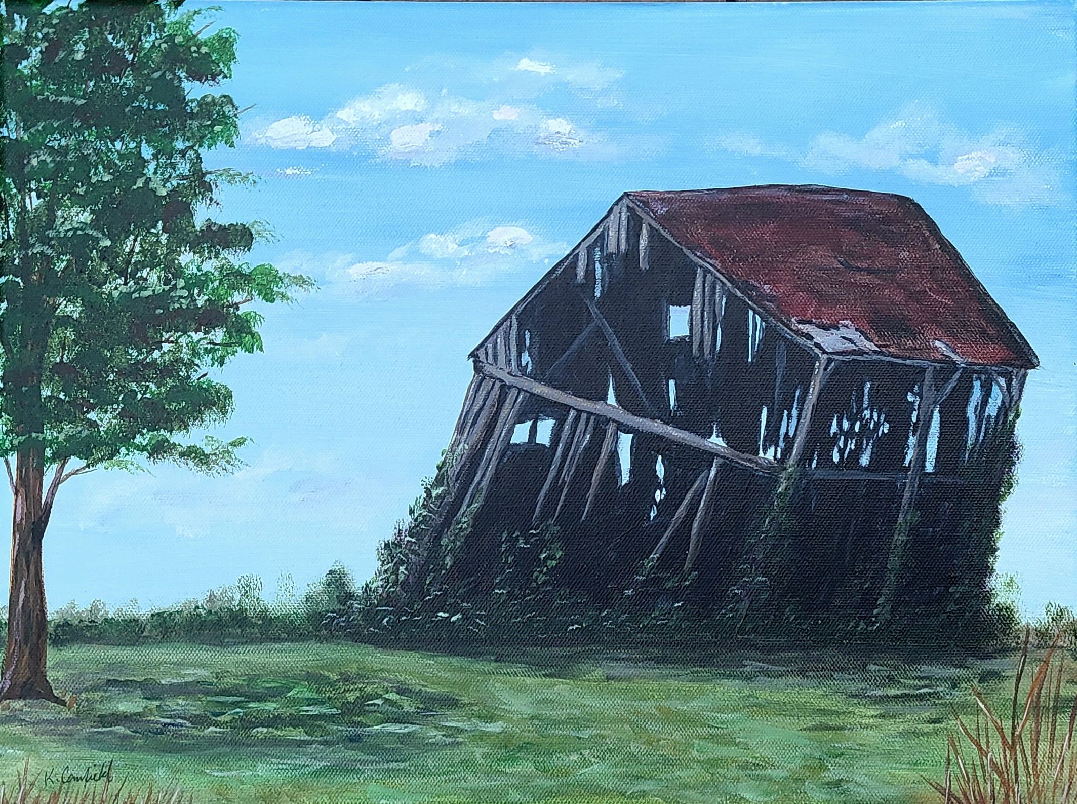 Broken barn