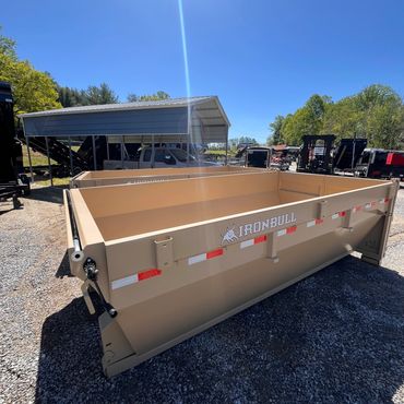 15 yard roll off dumpster rental in Brevard NC on gravel lot