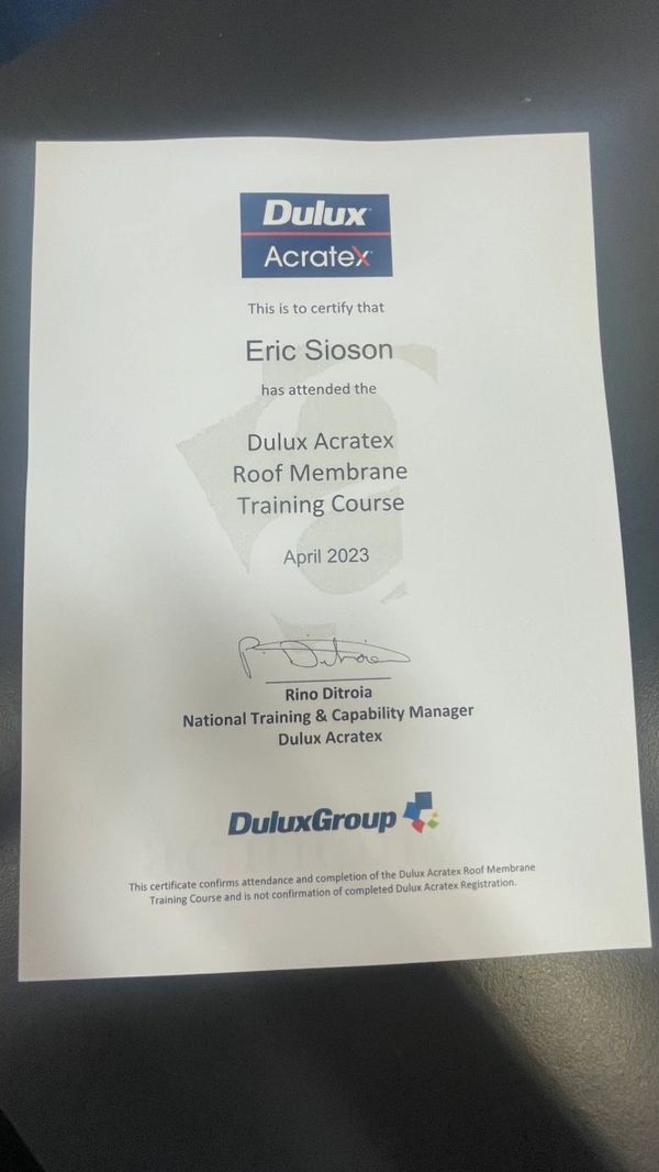 DULUX ACCREDITATION