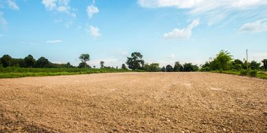 Empty lot Prairie Homes